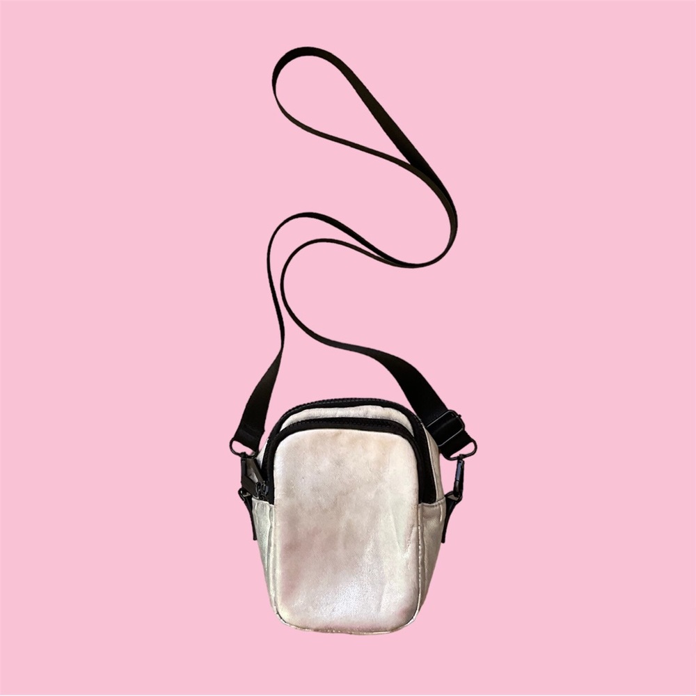 Vintage Topshop silver crossbody bag